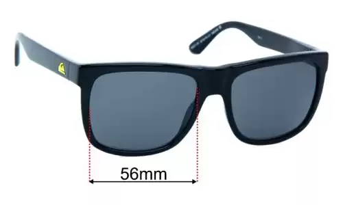 Sunglass Fix Lentilles de Remplacement pour Quiksilver QS Sun Rx 113 - 56mm Wide Quiksilver QS Sun Rx 113 Lentilles de Remplacement 56mm wide
