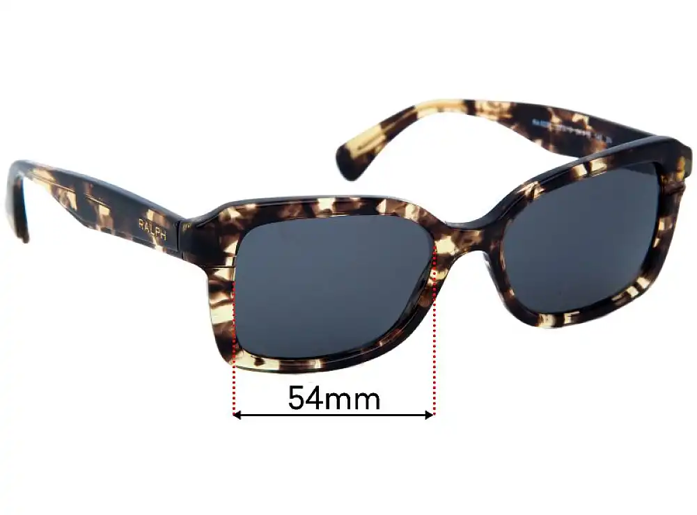 Sunglass Fix Lentilles de Remplacement pour Polo RA 5239 - 54mm Wide Sunglass Fix Lentilles de Remplacement pour Polo RA 5239 - 54mm Wide