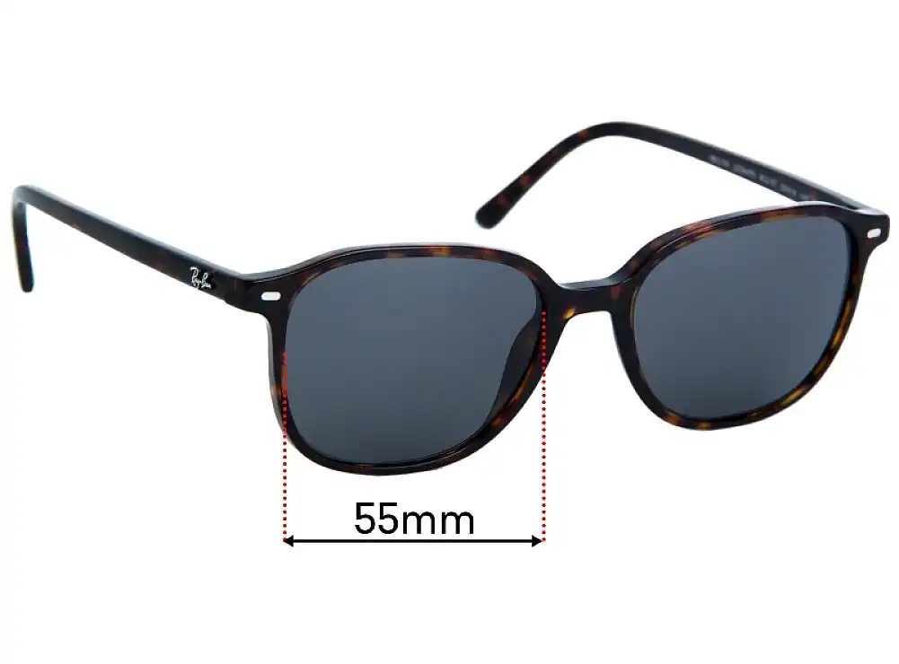 Sunglass Fix Lentilles de Remplacement pour Ray Ban RB2193F - 55mm Wide Sunglass Fix Lentilles de Remplacement pour Ray Ban RB2193F - 55mm Wide