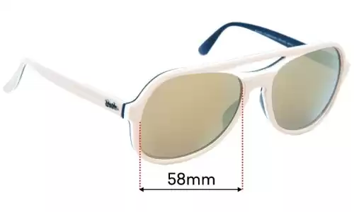Sunglass Fix Lentilles de Remplacement pour Ray-Ban RB4357 Powderhorn - 58mm Wide Ray-Ban RB4357 Powderhorn Lentilles de Remplacement 58mm wide