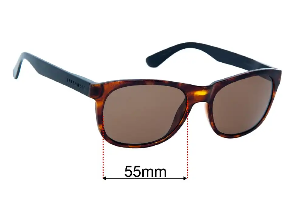 Sunglass Fix Lentilles de Remplacement pour Serengeti Anteo - 55mm Wide Sunglass Fix Lentilles de Remplacement pour Serengeti Anteo - 55mm Wide