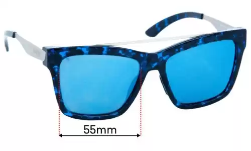 Sunglass Fix Lentilles de Remplacement pour Smith The Runaround - 55mm Wide Smith The Runaround Lentilles de Remplacement 55mm wide