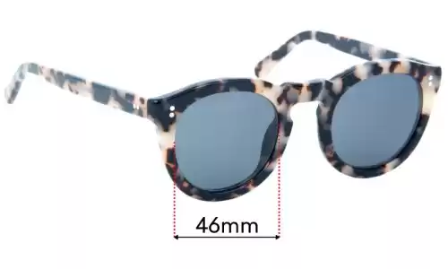 Sunglass Fix Lentilles de Remplacement pour Status Anxiety Detached - 46mm Wide Status Anxiety Detached Lentilles de Remplacement 46mm wide