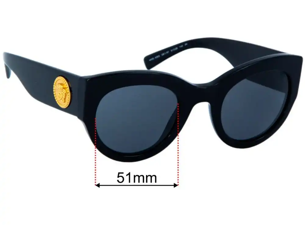 Versace MOD 4353 Replacement Lenses 51mm Versace MOD 4353 Replacement Lenses 51mm