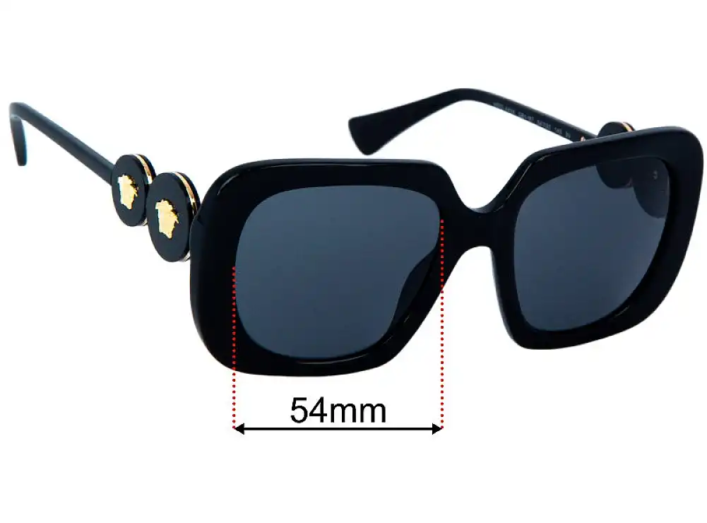 Versace MOD 4434 Replacement Lenses - 54mm Versace MOD 4434 Replacement Lenses - 54mm