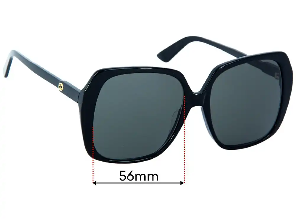 Replacement Lenses for Gucci GG0533SA - 56mm Wide Replacement Lenses for Gucci GG0533SA - 56mm Wide