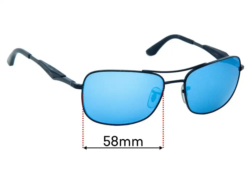 Sunglass Fix Lentilles de Remplacement pour Ray-Ban RB3515 - 58mm Wide Sunglass Fix Lentilles de Remplacement pour Ray-Ban RB3515 - 58mm Wide