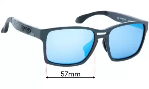 Sunglass Fix Lentilles de Remplacement pour Rudy Project Spinair 57 - 57mm Wide Rudy Project Spinair 57 Lentilles de Remplacement 57mm wide