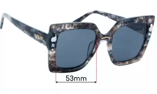 Sunglass Fix Lentilles de Remplacement pour Adidas MS10661 - 53mm Wide Adidas MS10661 Lentilles de Remplacement 53mm wide