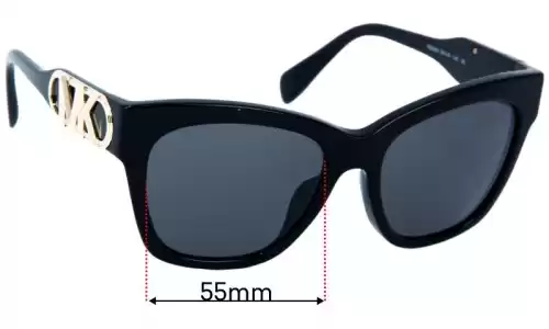 Sunglass Fix Lentilles de Remplacement pour Michael Kors MK2182U Empire Square - 55mm Wide Michael Kors MK2182U Empire Square Lentilles de Remplacement 55mm wide