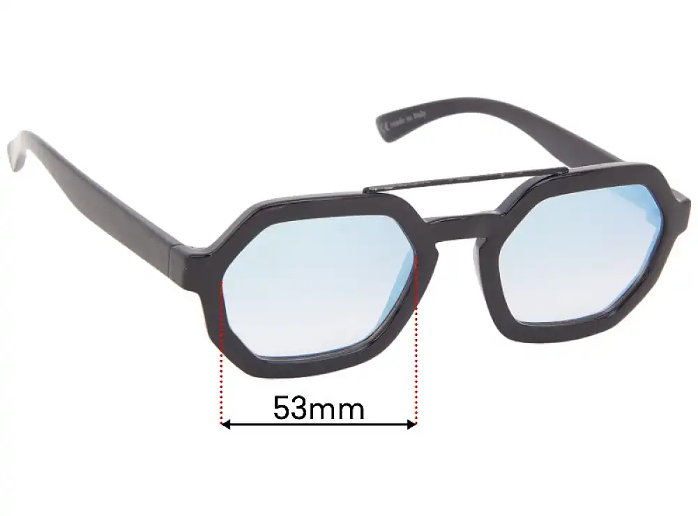 Sunglass Fix Lentilles de Remplacement pour Childe Exit-B - 55mm Wide Sunglass Fix Lentilles de Remplacement pour Childe Exit-B - 55mm Wide