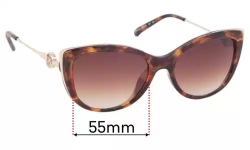Sunglass Fix Verres de Remplacement pour Michael Kors MK2127U South Hampton - 55mm Wide Sunglass Fix Verres de Remplacement pour Michael Kors MK2127U South Hampton - 55mm Wide