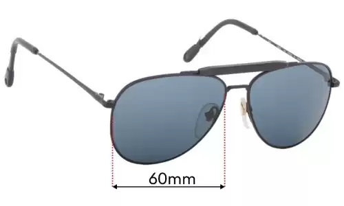 Sunglass Fix Lentilles de Remplacement pour Nikon NK4918-5E - 60mm Wide Nikon NK4918-5E Lentilles de Remplacement 60mm wide