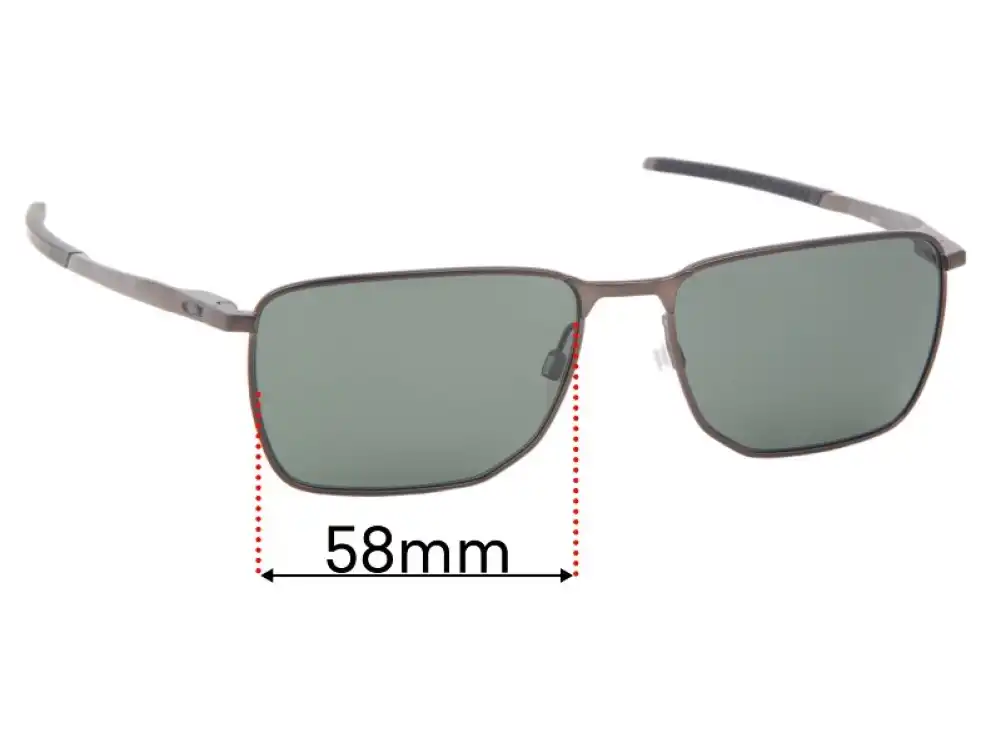 Sunglass Fix Lentilles de Remplacement pour Oakley Ejector OO4142 - 58mm Wide Sunglass Fix Lentilles de Remplacement pour Oakley Ejector OO4142 - 58mm Wide
