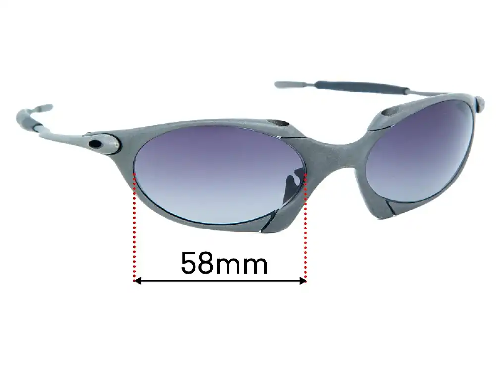Sunglass Fix Verres de Remplacement pour Oakley X Metal Romeo 1.0 - 58mm Wide Sunglass Fix Verres de Remplacement pour Oakley X Metal Romeo 1.0 - 58mm Wide