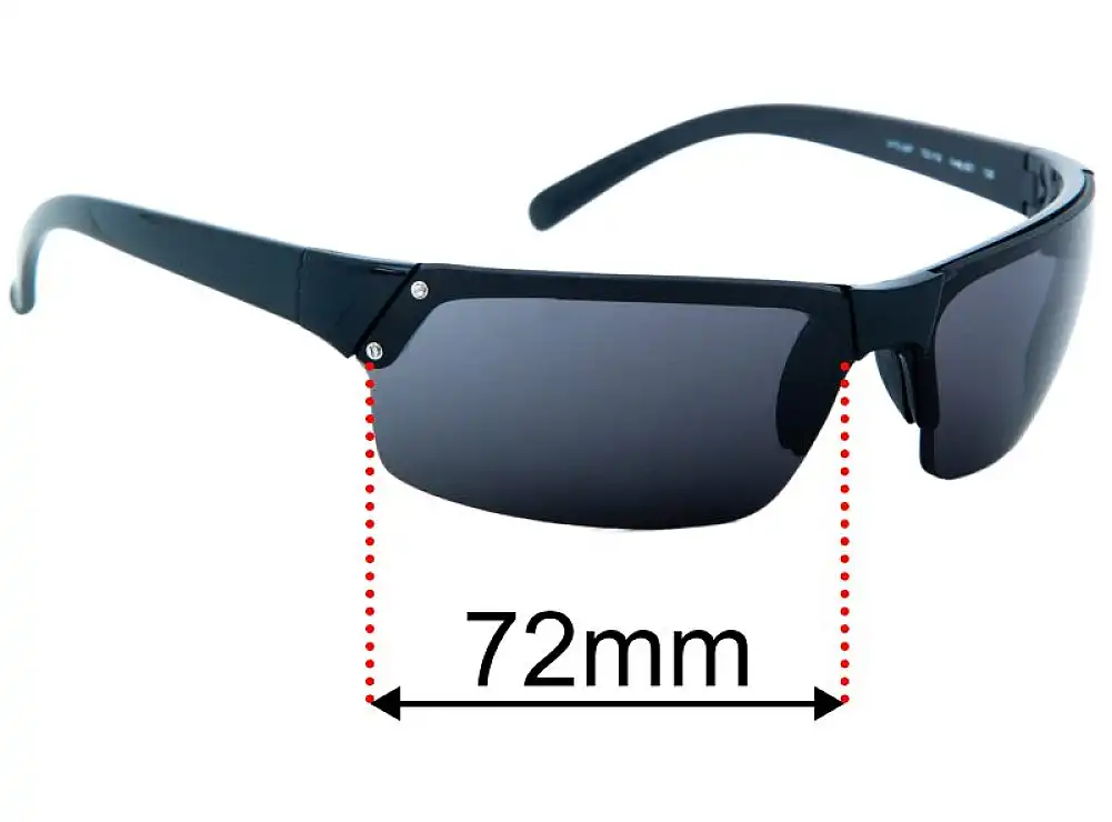 Prada SPS02F Replacement Lenses - 72mm Prada SPS02F Replacement Lenses - 72mm