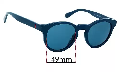 Ralph Lauren PH 4184 Replacement Lenses - 49mm Wide Sunglass Fix Replacement Lenses for Ralph Lauren PH 4184 - 49mm wide