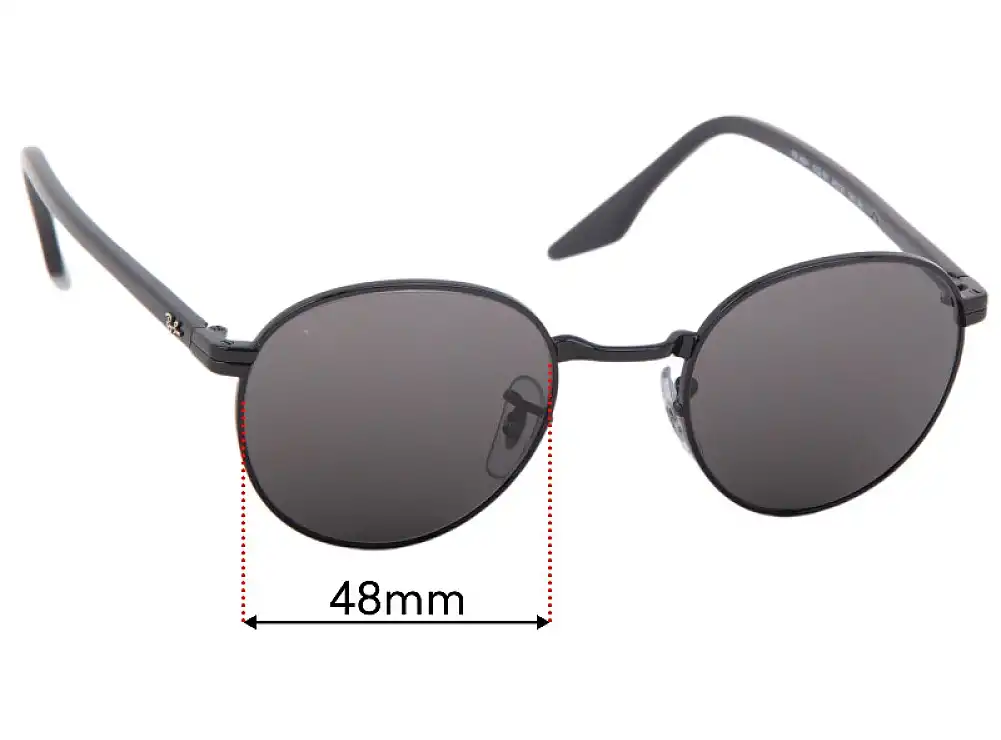 Sunglass Fix Lentilles de Remplacement pour Ray-Ban RB3691 - 48mm Wide Sunglass Fix Lentilles de Remplacement pour Ray-Ban RB3691 - 48mm Wide