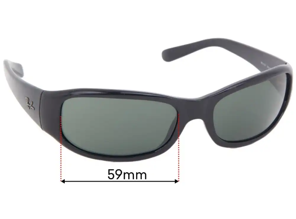 Sunglass Fix Lentilles de Remplacement pour Ray Ban RB4137 - 59mm Wide Sunglass Fix Lentilles de Remplacement pour Ray Ban RB4137 - 59mm Wide