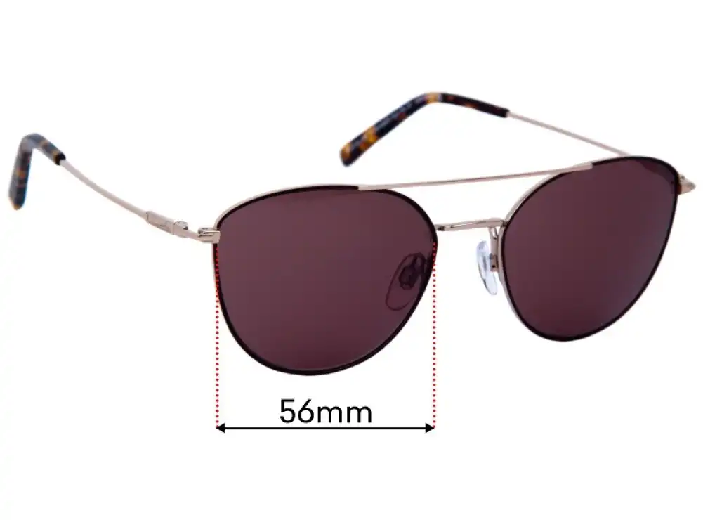 Carla Zampatti Sun Rx 22 Replacement Lenses - 56mm Carla Zampatti Sun Rx 22 Replacement Lenses - 56mm