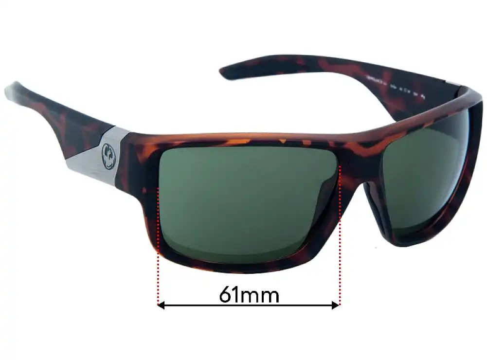 Sunglass Fix Lentilles de Remplacement pour Dragon Deadlock - 61mm Wide Sunglass Fix Lentilles de Remplacement pour Dragon Deadlock - 61mm Wide