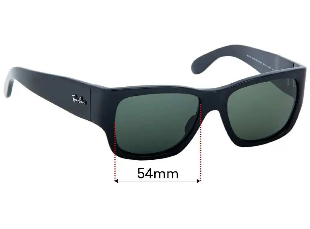 Sunglass Fix Lentilles de Remplacement pour Ray-Ban RB2187 Nomad - 54mm Wide Sunglass Fix Lentilles de Remplacement pour Ray-Ban RB2187 Nomad - 54mm Wide