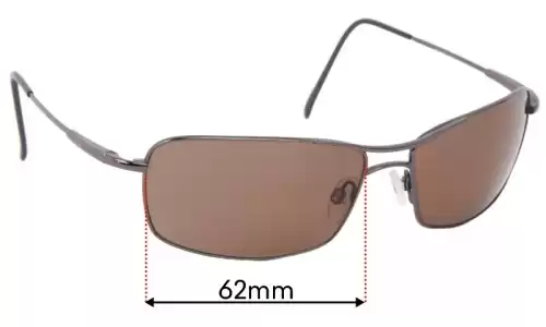 Serengeti Marcello Replacement Lenses - 62mm Serengeti Marcello Replacement Sunglass Lenses - 62mm