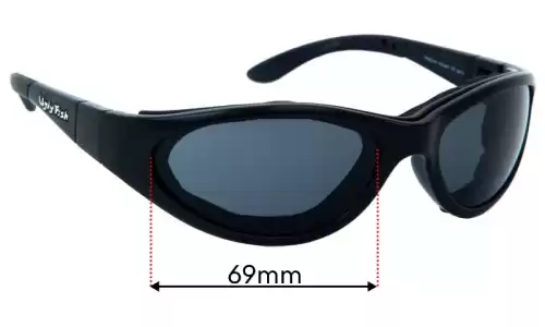 Ugly Fish PE/SUN 261 Replacement Lenses - 69mm Ugly Fish PE/SUN 261 Replacement Sunglass Lenses - 69mm