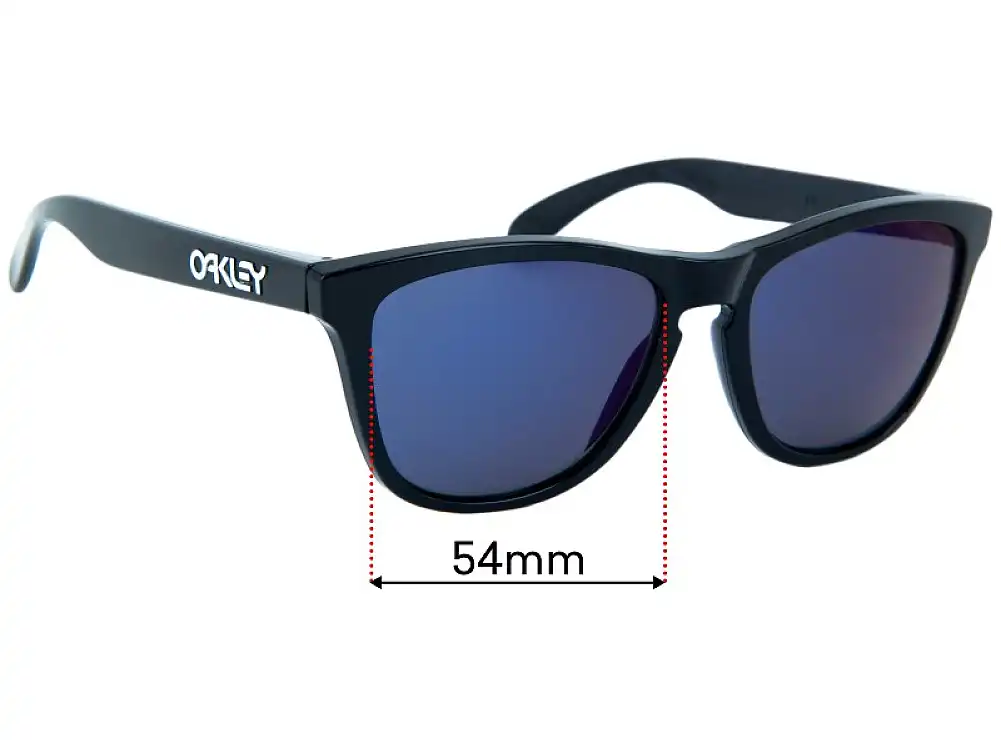 Sunglass Fix Lentilles de Remplacement pour Oakley Custom Frogskins - 54mm Wide Sunglass Fix Lentilles de Remplacement pour Oakley Custom Frogskins - 54mm Wide