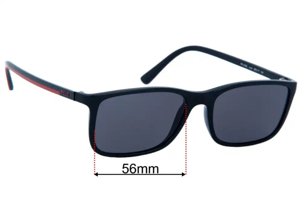 Sunglass Fix Lentilles de Remplacement pour Ralph Lauren PH 2162 - 56mm Wide Sunglass Fix Lentilles de Remplacement pour Ralph Lauren PH 2162 - 56mm Wide