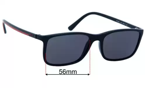 Sunglass Fix Lentilles de Remplacement pour Ralph Lauren PH 2162 - 56mm Wide Ralph Lauren PH 2162 Lentilles de Remplacement 56mm wide