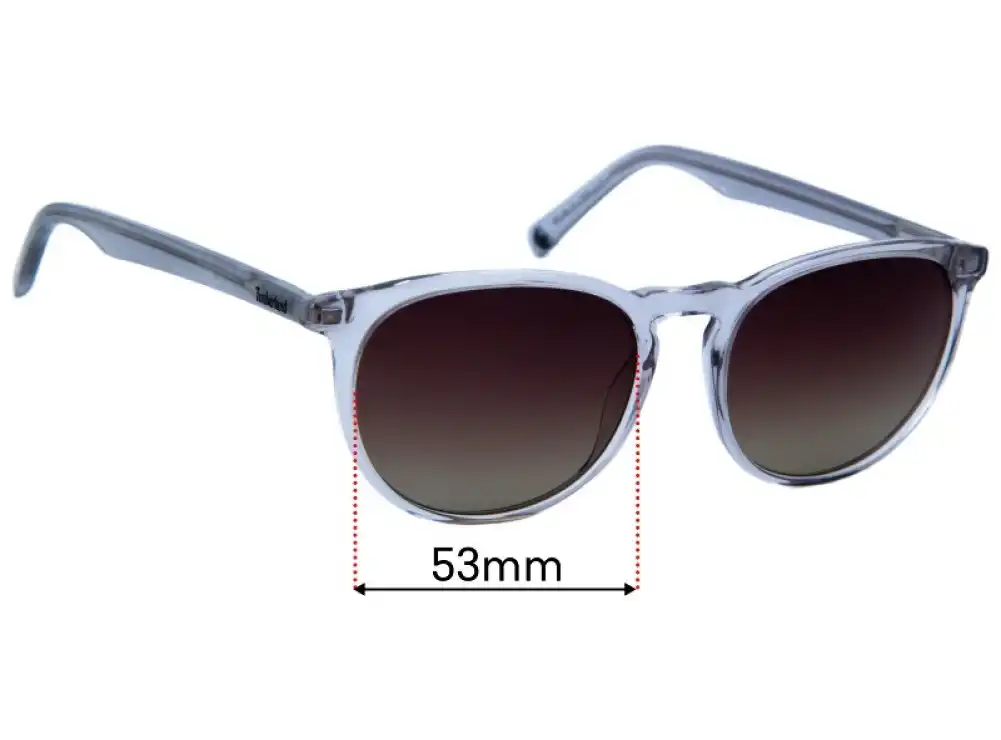 Sunglass Fix Lentilles de Remplacement pour Timberland TB1696 - 53mm Wide Sunglass Fix Lentilles de Remplacement pour Timberland TB1696 - 53mm Wide