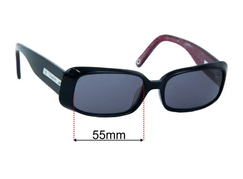 Sunglass Fix Lentilles de Remplacement pour Coach Megan S427 - 55mm Wide Sunglass Fix Lentilles de Remplacement pour Coach Megan S427 - 55mm Wide