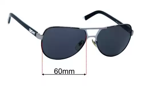 DKNY DY5059 Replacement Lenses 60mm DKNY DY5059 Sunglasses Replacement Lenses 60mm Wide