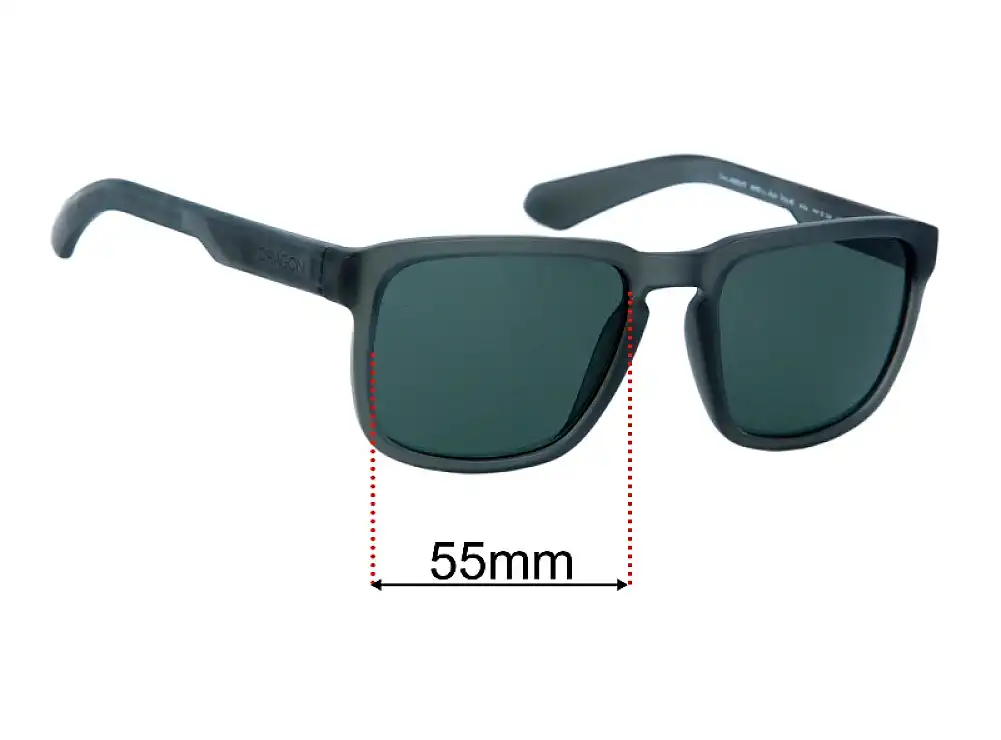 Sunglass Fix Lentilles de Remplacement pour Dragon Mari LL H2o Floatable - 55mm Wide Sunglass Fix Lentilles de Remplacement pour Dragon Mari LL H2o Floatable - 55mm Wide