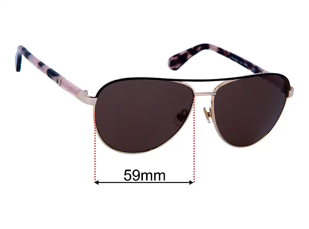 Kate Spade EmilyAnn/S Replacement Lenses 59mm Kate Spade EmilyAnn/S Replacement Lenses 59mm