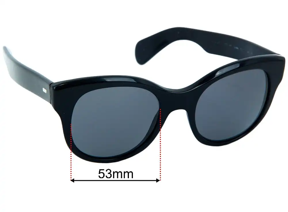 Sunglass Fix Lentilles de Remplacement pour Oliver Peoples Jacey OV5234 - 53mm Wide Sunglass Fix Lentilles de Remplacement pour Oliver Peoples Jacey OV5234 - 53mm Wide