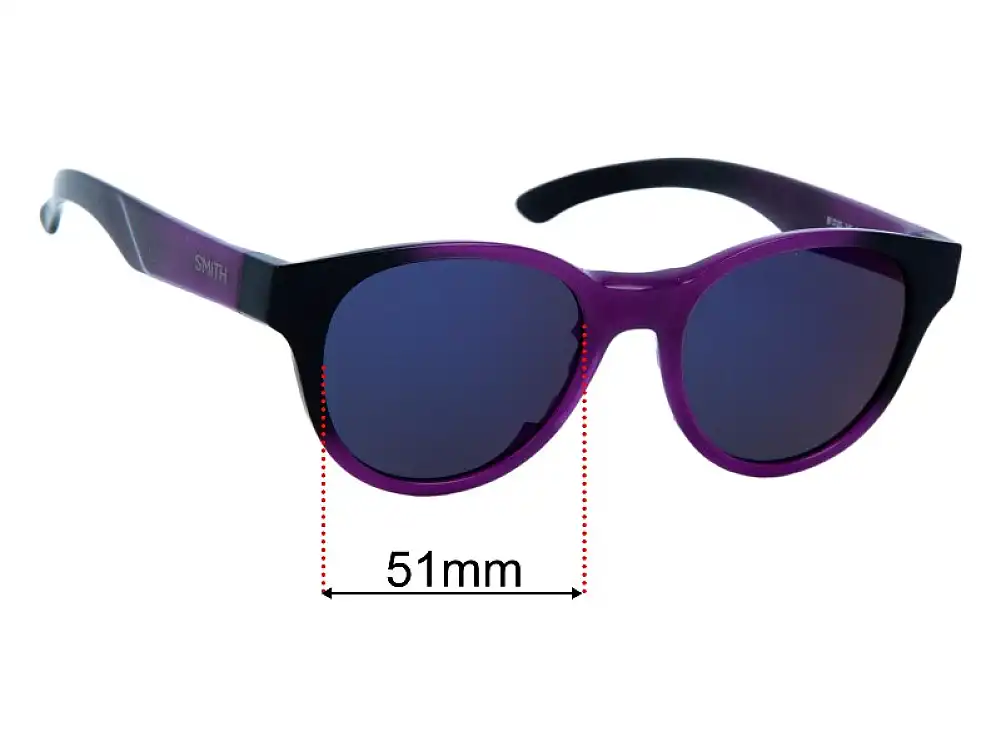 Replacement Lenses for Smith Snare - 51mm Wide Replacement Lenses for Smith Snare - 51mm Wide