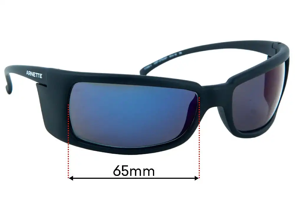 Sunglass Fix Lentilles de Remplacement pour Arnette Titan II AN4287 - 65mm Wide Sunglass Fix Lentilles de Remplacement pour Arnette Titan II AN4287 - 65mm Wide