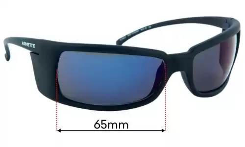 Sunglass Fix Lentilles de Remplacement pour Arnette Titan II AN4287 - 65mm Wide Arnette Titan II AN4287 Lentilles de Remplacement 65mm wide