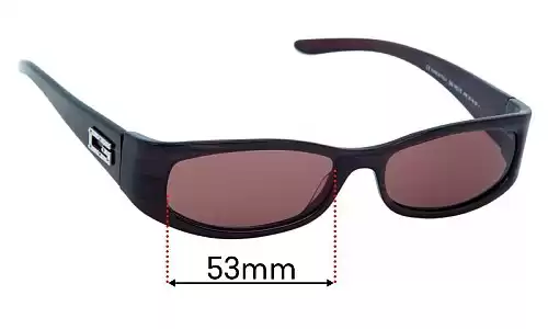 Sunglass Fix Verres de Remplacement pour Gucci GG1483/S - 53mm Wide Sunglass Fix Verres de Remplacement pour Gucci GG1483/S - 53mm Wide