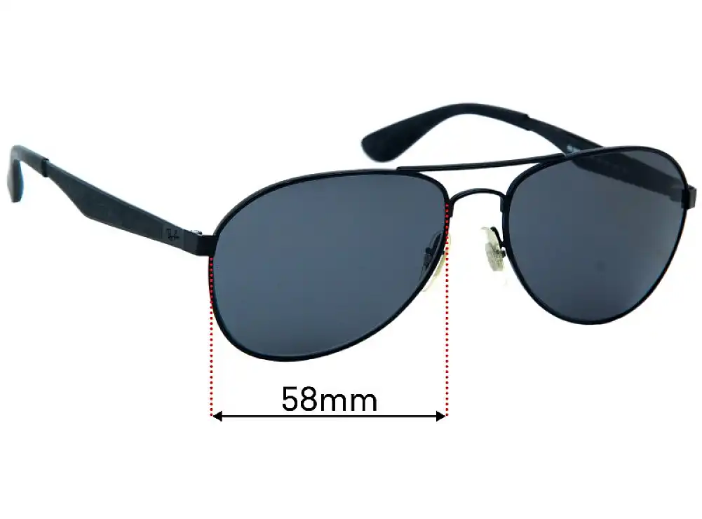 Sunglass Fix Lentilles de Remplacement pour Ray-Ban RB3549 - 58mm Wide Sunglass Fix Lentilles de Remplacement pour Ray-Ban RB3549 - 58mm Wide