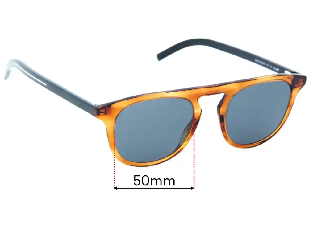 Sunglass Fix Lentilles de Remplacement pour Christian Dior Homme Black Tie 249 - 50mm Wide Sunglass Fix Lentilles de Remplacement pour Christian Dior Homme Black Tie 249 - 50mm Wide