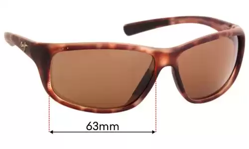 Sunglass Fix Lentilles de Remplacement pour Maui Jim MJ278 Spartan Reef - 63mm Wide Maui Jim MJ278 Spartan Reef Lentilles de Remplacement 63mm wide