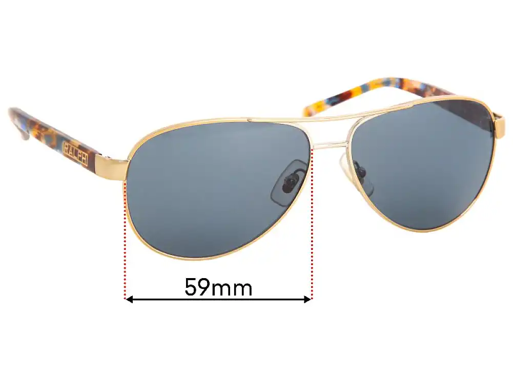 Sunglass Fix Lentilles de Remplacement pour Polo RA 4004 - 59mm Wide Sunglass Fix Lentilles de Remplacement pour Polo RA 4004 - 59mm Wide