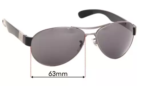 Sunglass Fix Lentilles de Remplacement pour Ray-Ban RB3509 - 63mm Wide Ray-Ban RB3509 Lentilles de Remplacement 63mm wide