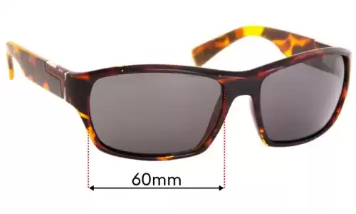 Sunglass Fix Verres de Remplacement pour Serengeti Gio - 60mm Wide Serengeti Gio Verres de Remplacement 60mm wide