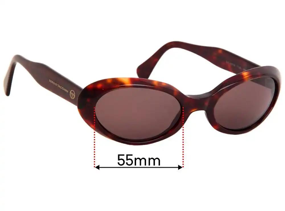 Sunglass Fix Lentilles de Remplacement pour Sergio Tacchini ST 1557-S - 50mm Wide Sunglass Fix Lentilles de Remplacement pour Sergio Tacchini ST 1557-S - 50mm Wide