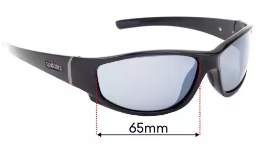 Sunglass Fix Lentilles de Remplacement pour Spotters Cristo - 65mm Wide Spotters Cristo Lentilles de Remplacement 65mm wide