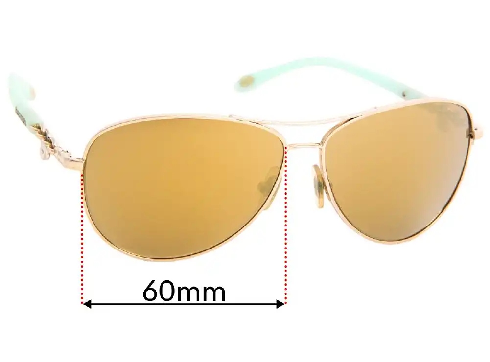 Sunglass Fix Lentilles de Remplacement pour Tiffany & Co TF 3034 - 60mm Wide Sunglass Fix Lentilles de Remplacement pour Tiffany & Co TF 3034 - 60mm Wide